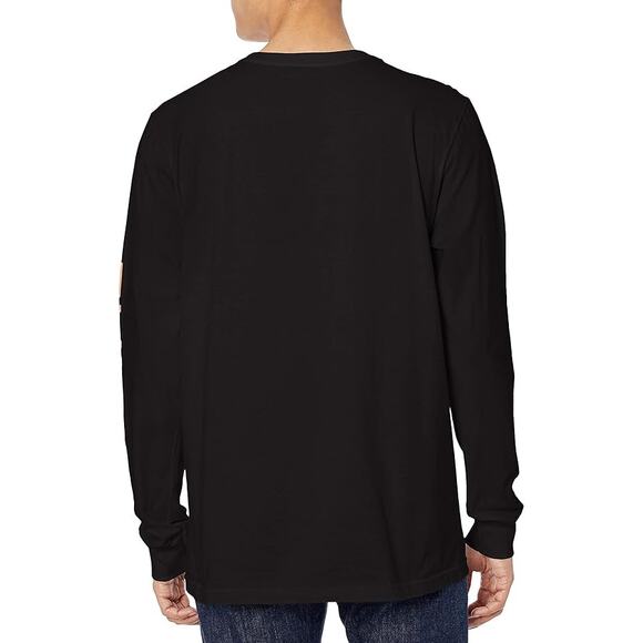 RVCA Men's Facets Long Sleeve T-Shirt Size M In Black - Picture 3 of 14